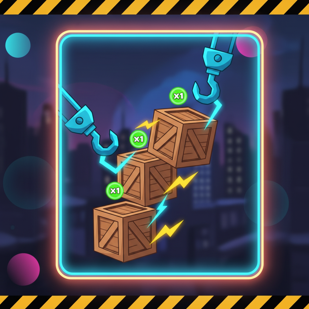 Triple Build bonus showing three automatic floor placements